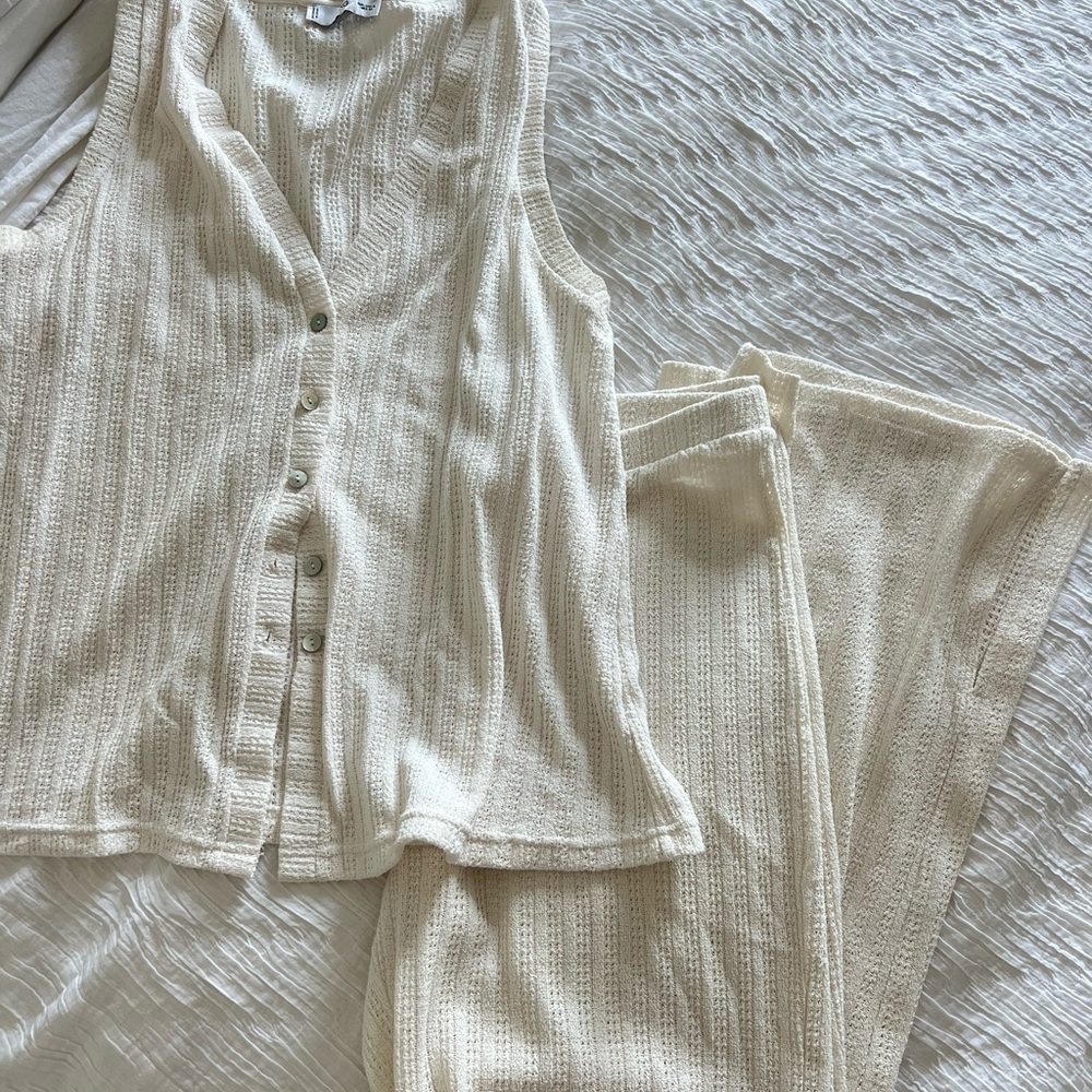 Mango Textured Knit Set